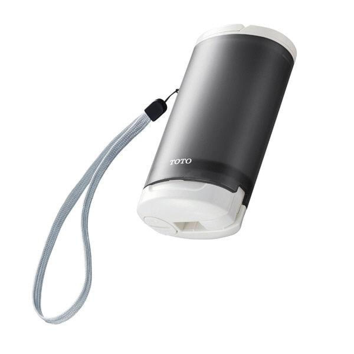 【在庫有・即納】 TOTO グレー 携帯ウォシュレット YEW4W3 外出 ハンディ 旅行 旅先 海外 おむつ替え 手軽 介護 洗浄 賃貸 乾電池