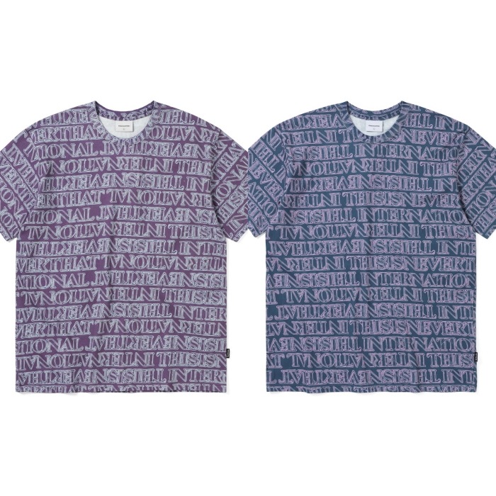【THISISNEVERTHAT】 GLASS LOGO TEE : 2COLORS