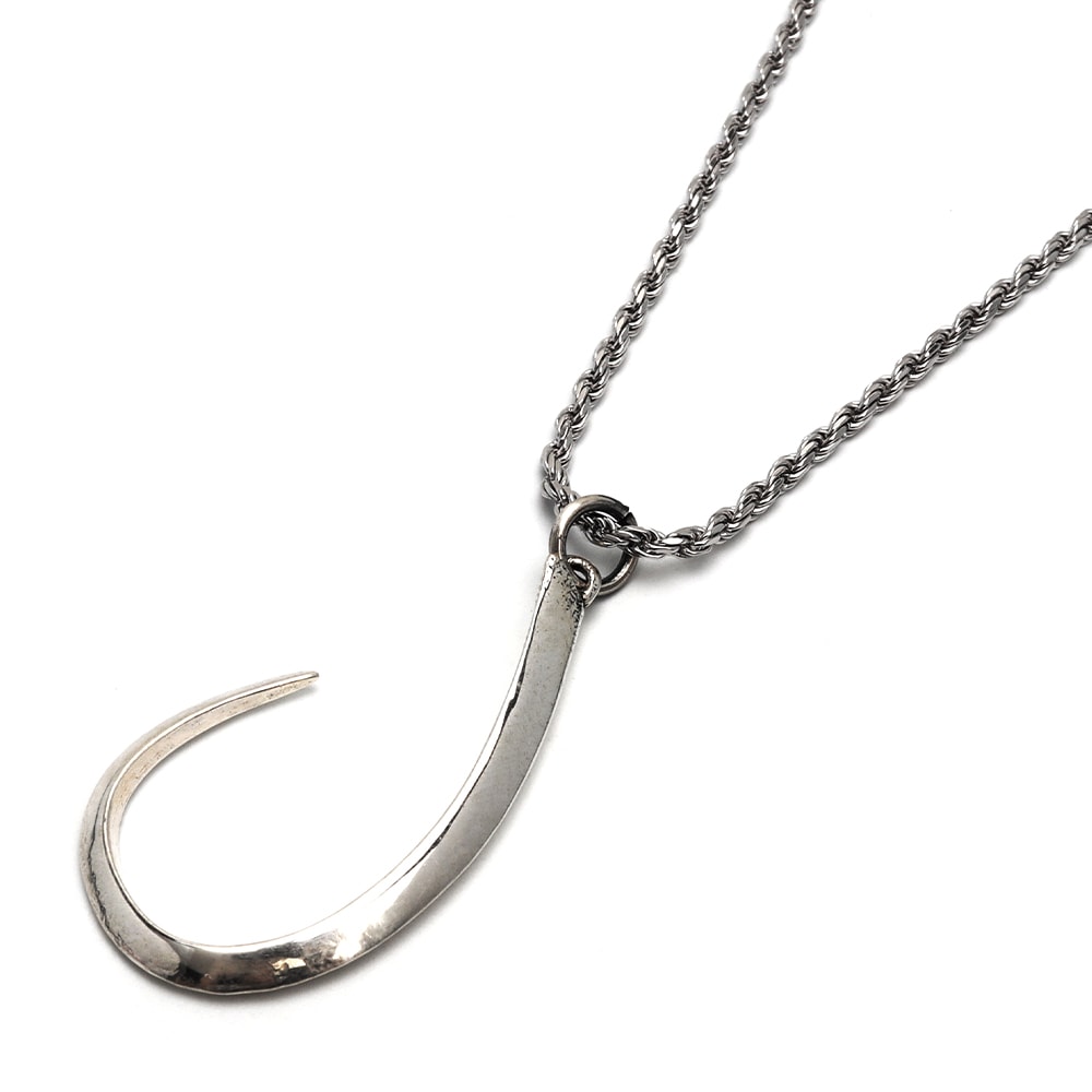 925 フィッシュフックネックレス [ns189]