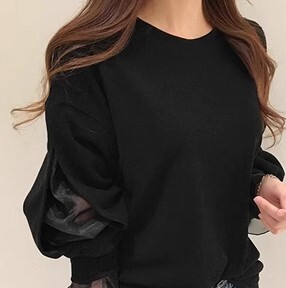 スエット トップス ルーズ ラグラン ラウンドネック メッシュ かわいい 大人可愛い きれいめ シンプル カジュアル 大人 上品 おしゃれ お洒落 かっこいい レトロ 大人女子 こなれ感 ラフ