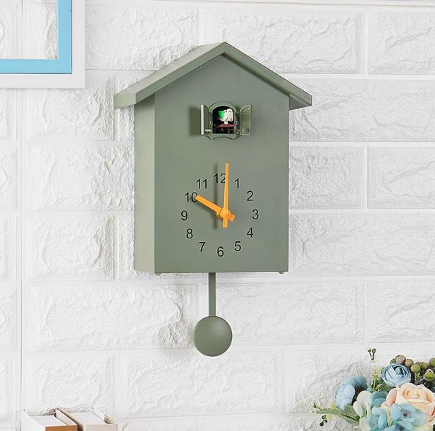 鳩時計掛け時計置き時計2Way振り子時計アナログリビングかわいい北欧ハト時計壁掛けカッコウ時計カッコ 4,916円