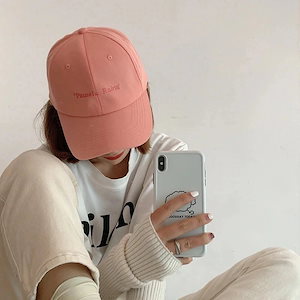 【超お得1つ買うと10個もらえる】急速出荷7月の新作特典キャップ刺繍された小さな文字アヒルの舌キャップ子供との薄いセクションのインス 韓国版遮光日焼け止め野球帽の学生値下げセール