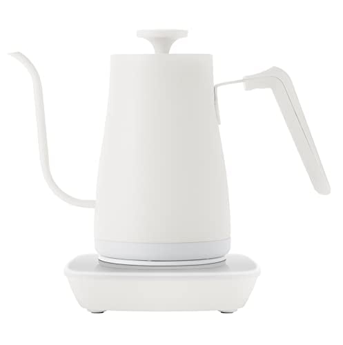 [山善] 電気ケトル 電気ポット 0.8L 一人暮らし 二人暮らし ドリップケトル (温度調節/保温/空焚き防止機能) 沸騰後自動電源OFF ホ