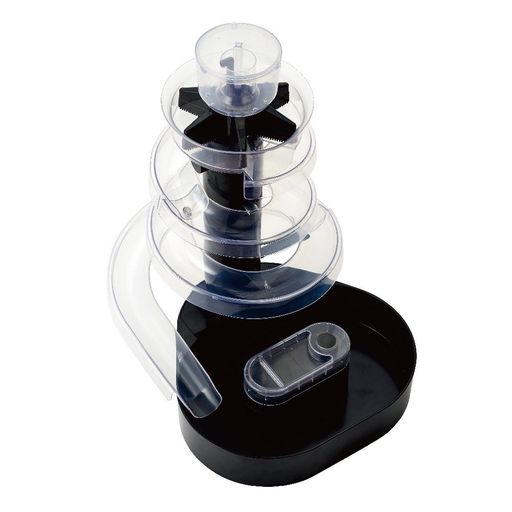 ドウシシャ 流しそうめん器 大人の流しそうめん 電池式 氷を入れて冷水キープ&回転プロペラ付き