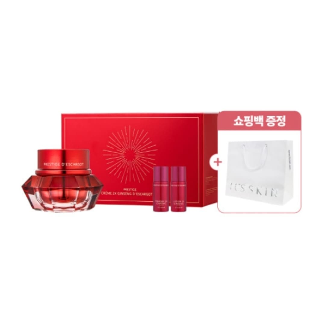 プレステージクレム ツーエックス ジンセン デスカルゴセット 60ml+見本 25mlx2個 (トニク / ロシオン)