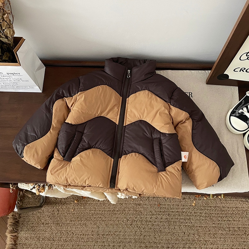 DW 245891子供用ダウンジャケット冬の新国標90白アヒル羽毛カラーダウンジャケット