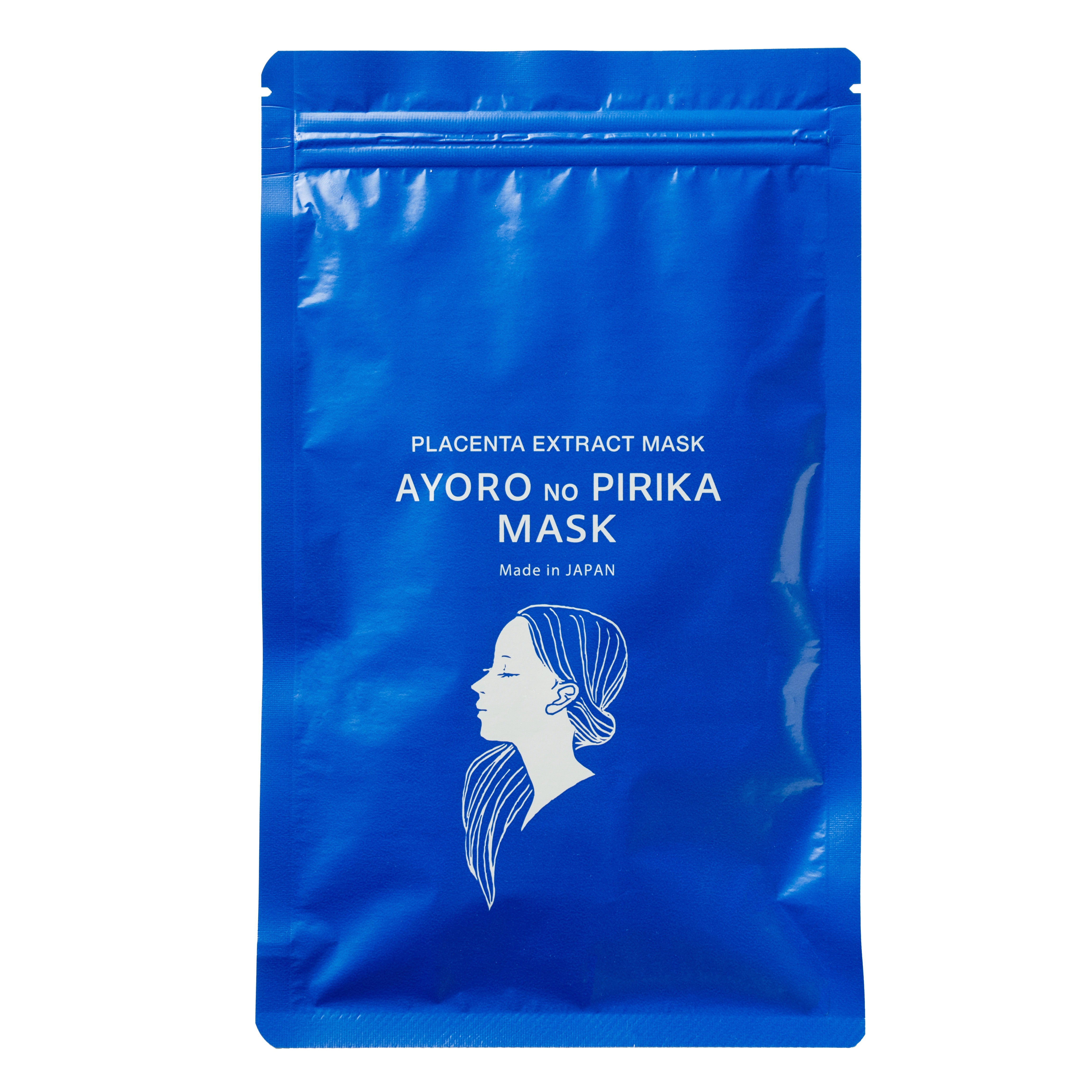 生プラセンタ フェイスマスク １袋コットンシート５枚入 シートマスク フェイスパック フェースマスク 美容液マスク パック 濃度95% 生理活性物質 グロスファクター