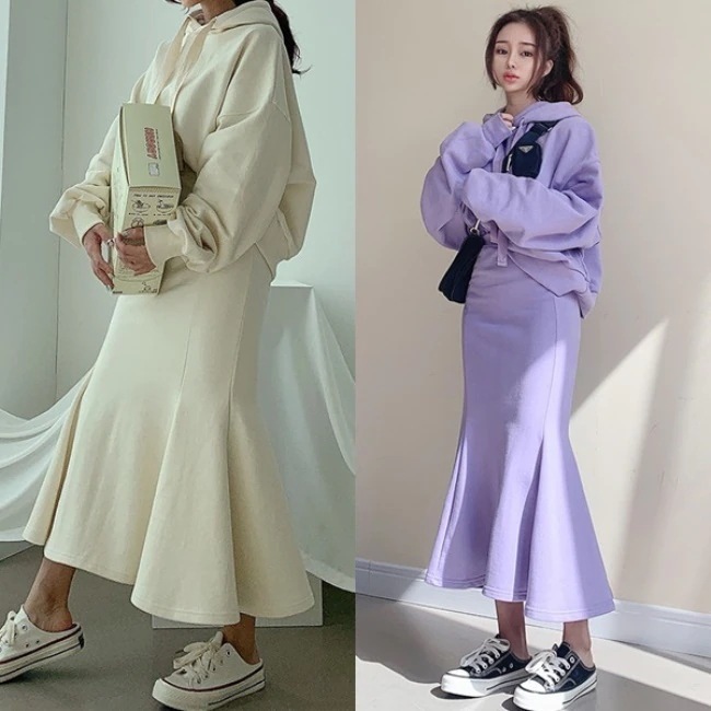 スウェット 上下セット レディース パーカー スカート セットアップ 韩国 ファッション レディース