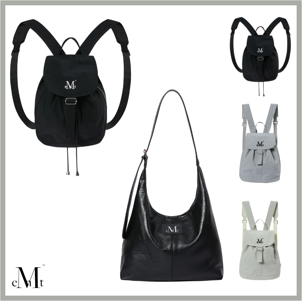 MUTE MINI BACKPACK + CRESCENT LEATHER SHOULDER BAG
