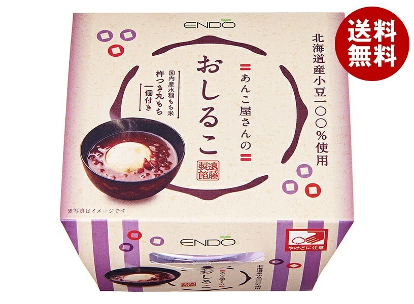 遠藤製餡 あんこ屋さんのおしるこ 230g×24(6×4)個入×(2ケース)