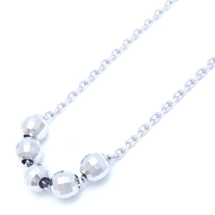 ネックレス ミラーボール付き 40cm Pt850プラチナ / 74847【中古】