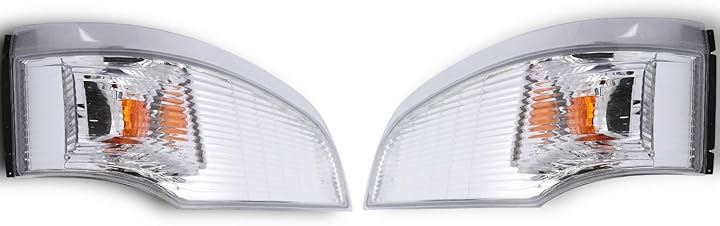 互換品 三菱ふそう 用 ジェネレーション キャンター ウインカーレンズ 左右セット 運転席側 助手席側 反射板無 平成14年7月 ～ 平成22年10月 社外品 汎用品