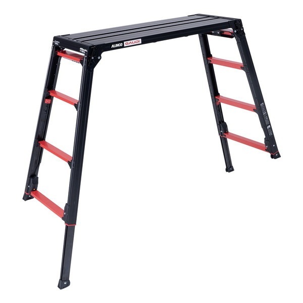 GUX1014WX [伸縮脚付足場台 4段] メーカー直送