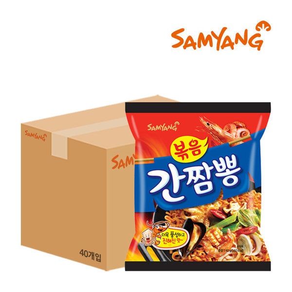 安いそれに目立つ 炒め物チャンポン1box(140gx40個入り) 韓国麺類