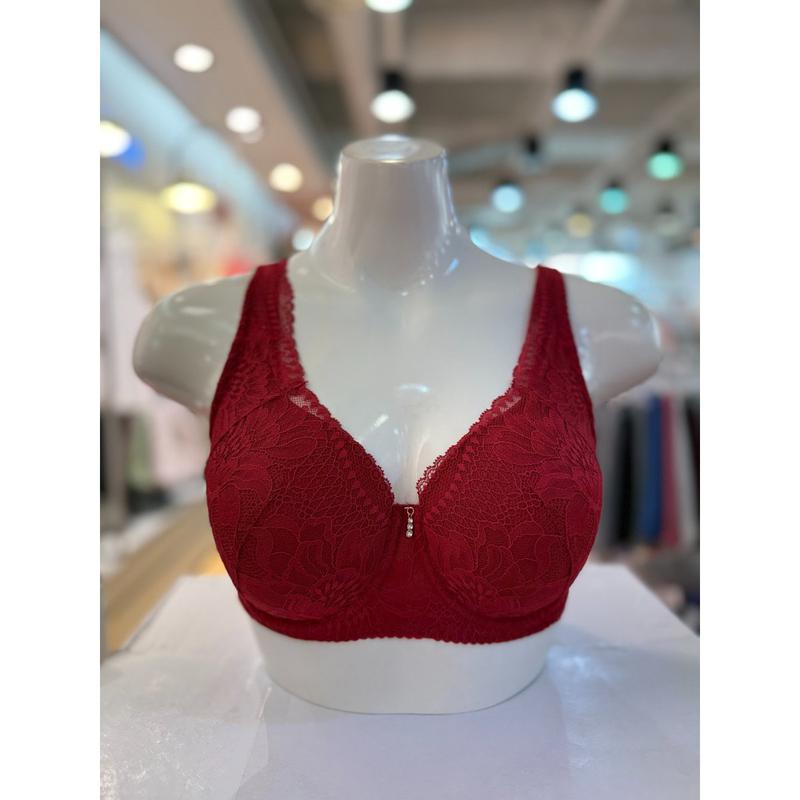 [坡州店] BBM 副乳カバー D,E,Fカップ レッド フルカップ モールド ブラ BR3526Q