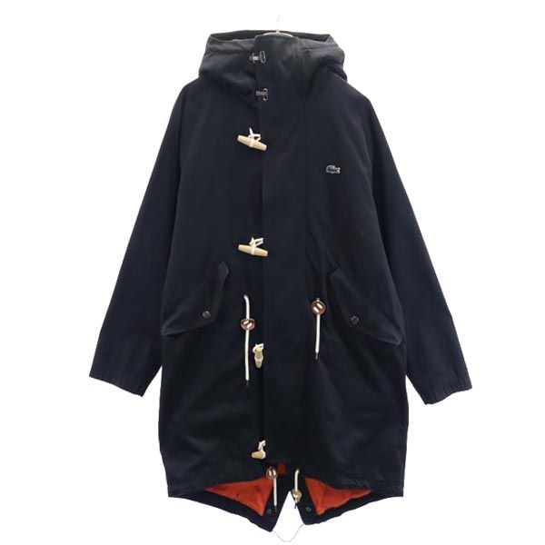 ダッフルコート 50 黒 裏ボア メンズ