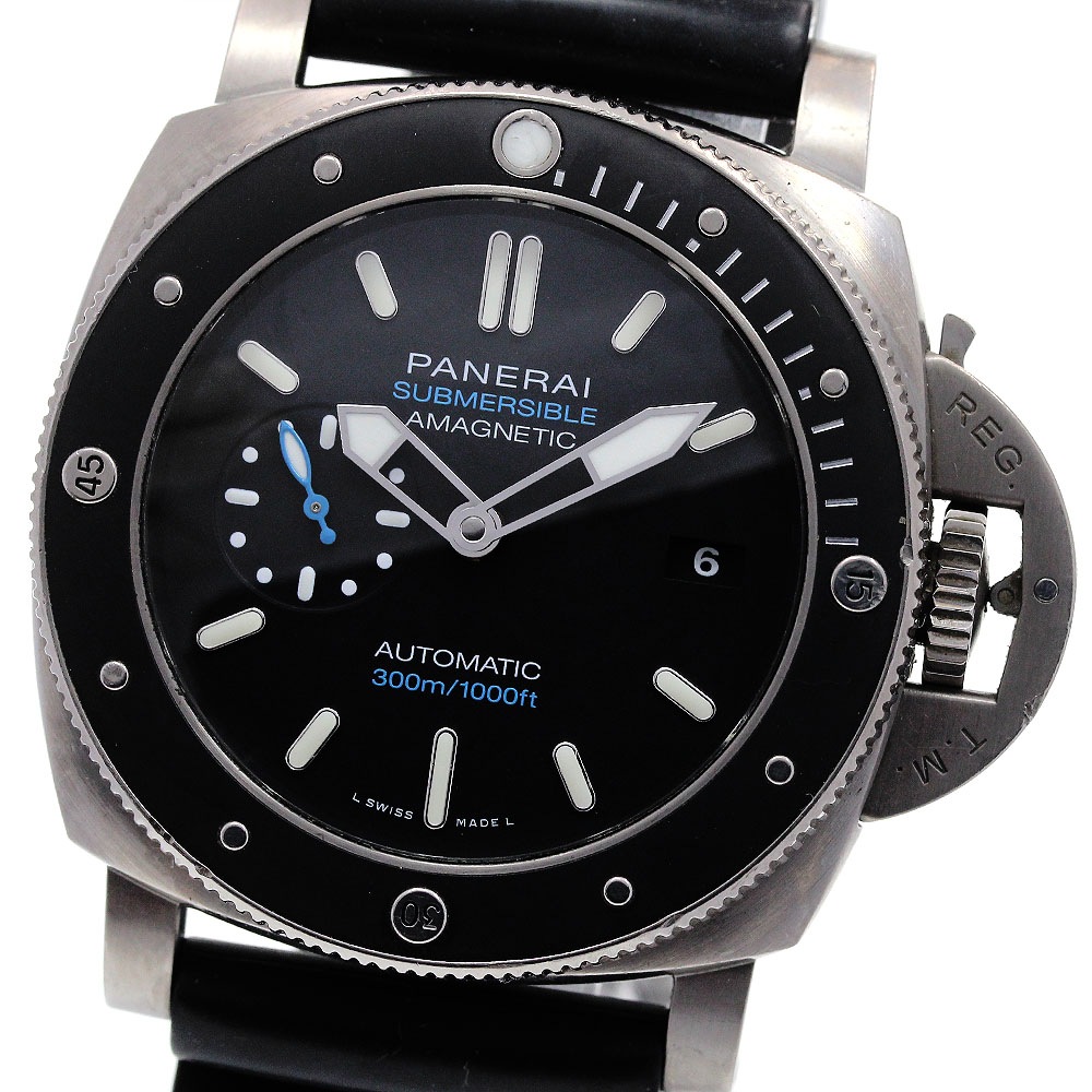 パネライ PANERAI PAM01389 ルミノール1950 サブマーシブル アマグネティック 3デイズ チタニオ 47MM 自動巻き メンズ 保証書付き_862791【中古】 371,160円