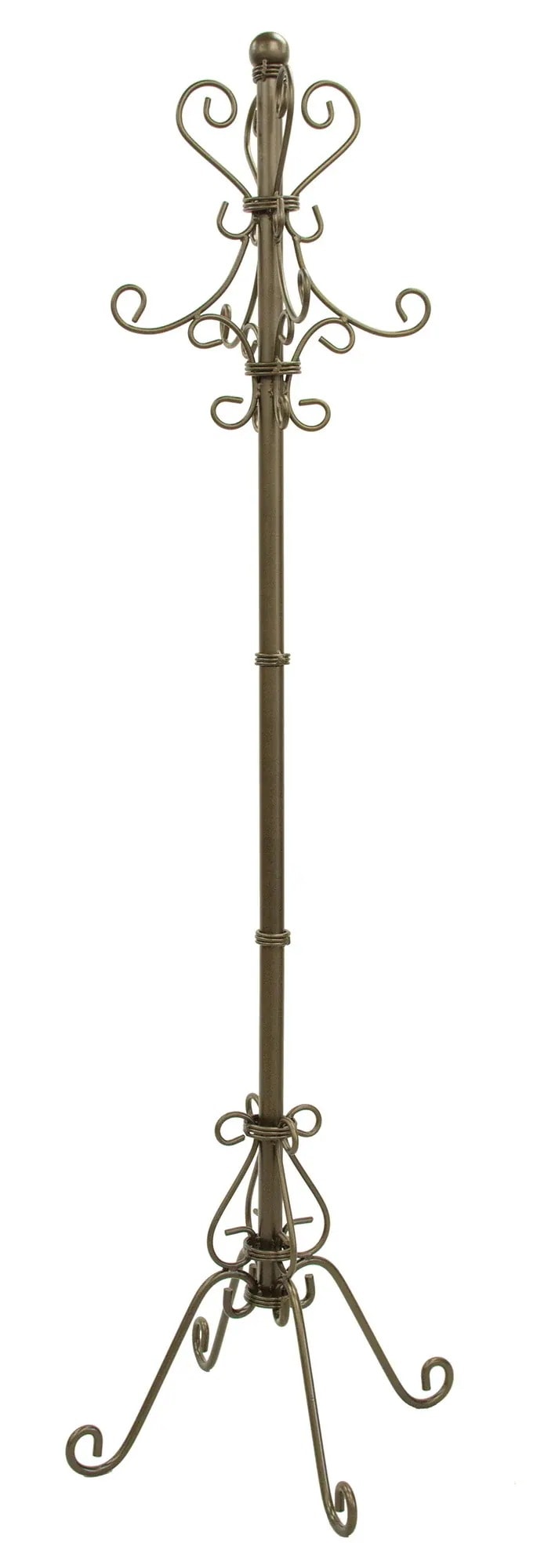 ポールハンガー ロートアイアン 高さ180cm 魅せる収納 かんたん組立 コートハンガー