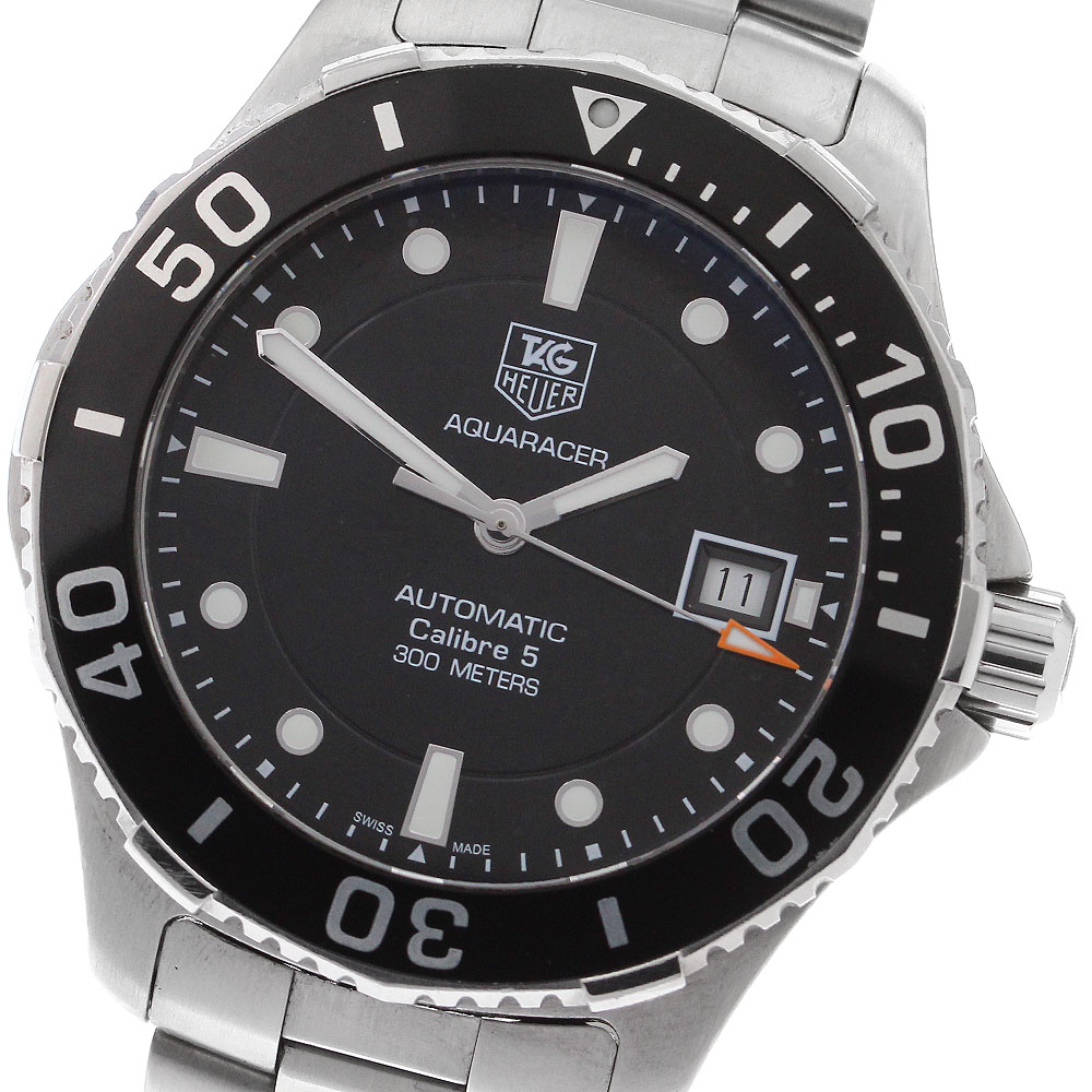 タグホイヤー TAG HEUER WAN2110 アクアレーサー キャリバー5 デイト 自動巻き メンズ _899790【中古】 73,480円