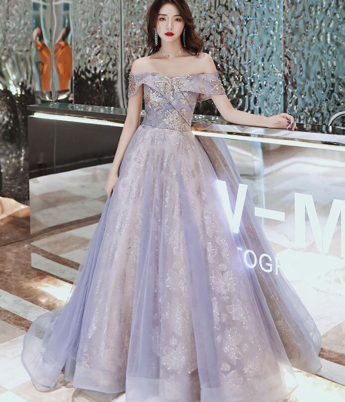 限定カラーレディース ワンピース ウェディングドレス イブニングドレス オフショルダー 編み上げ スパンコール ロング丈ドレス Aライン 3色 おしゃれ エレガント 披露宴 大きサイズ 20代 30代