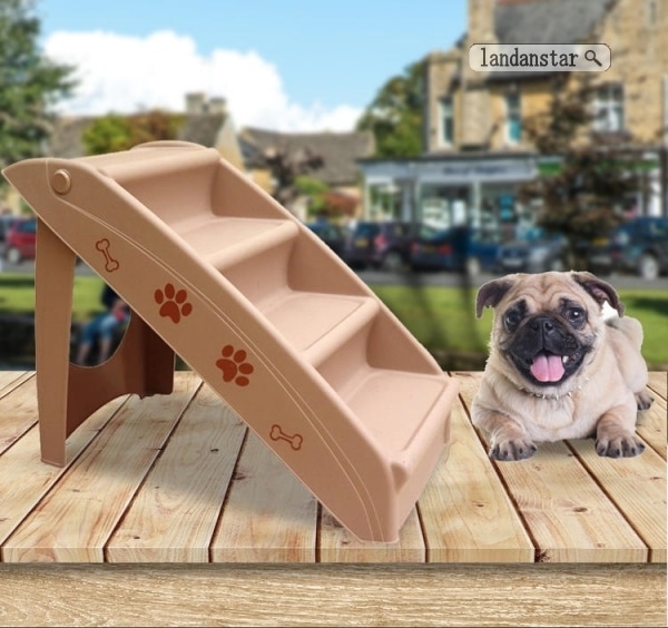 ステップ 踏み台 階段 4段タイプ 在宅ケア ペット 小型犬 猫用 折りたたみ 車載 ペットスロープ