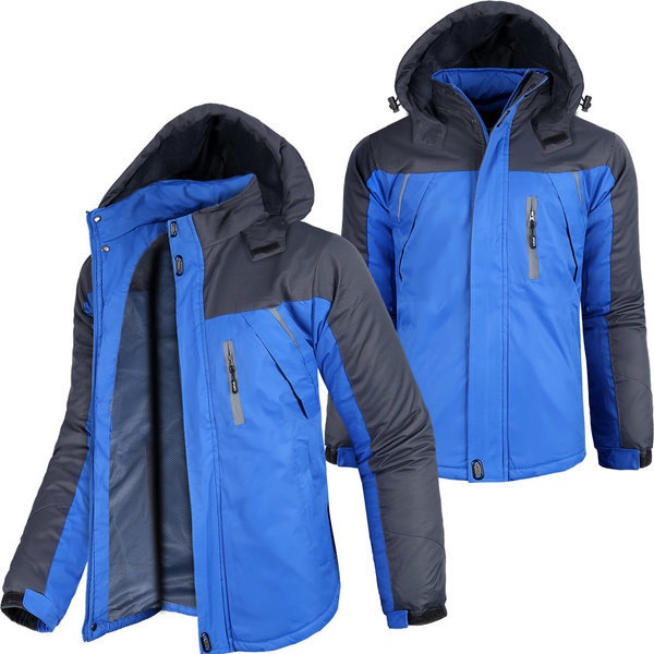 ラウンド  男性冬ビックサイズパディング登山服ジャンパー防水セルパジャケット ダウンジャケット