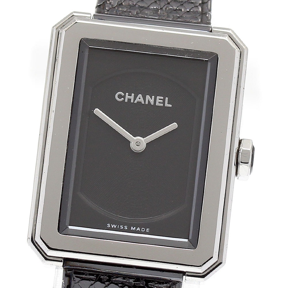 シャネル CHANEL H5317 ボーイフレンド ツイード クォーツ レディース 保証書付き_878157【中古】