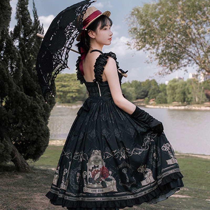 女の子白パンクドレス日本ゴシックロリータ黒ドレス女性原宿ストリートファッションノースリーブソフトかわいいドレス 半袖ミニ 膝丈ワンピ 最新入荷 Www Quartzhotel Mx