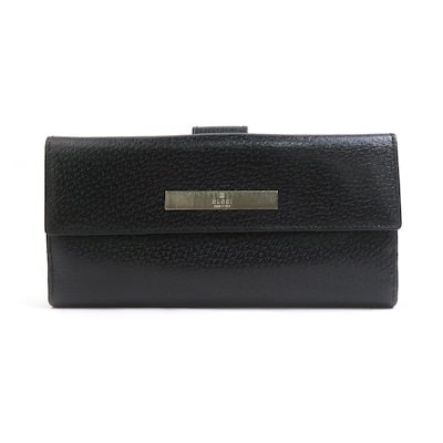 Qoo10] GUCCI グッチ GUCCI 二つ折り長財布 レザ