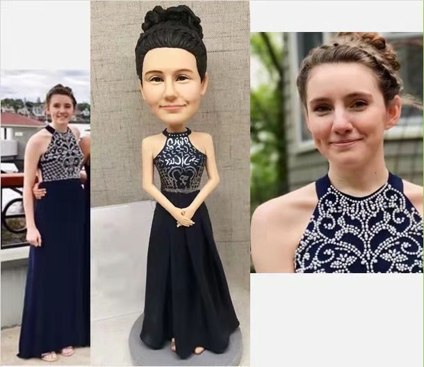 【オーダーメイド】3D肖像画 似顔絵 人形 フィギュア 彼氏 彼女 誕生日 ケーキトッパー 記念日 カップル 友達 プレゼント