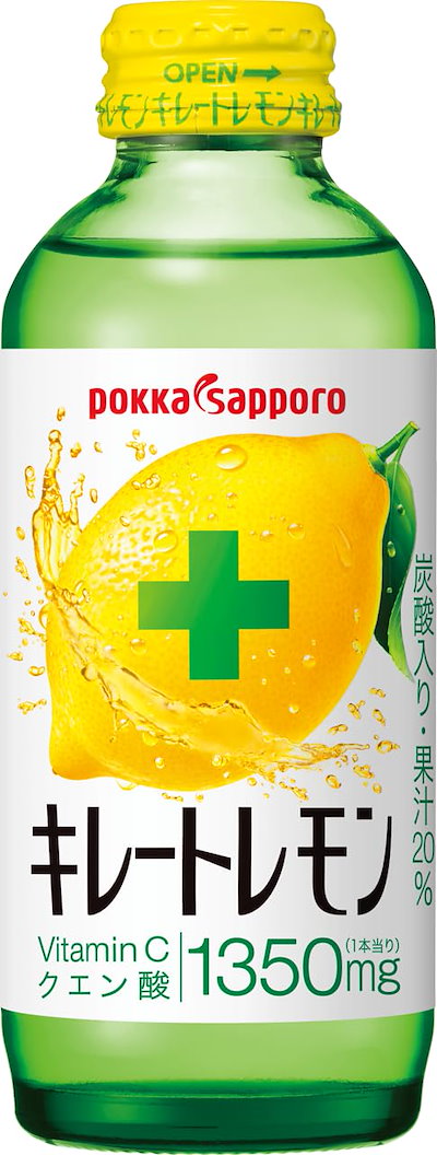 他サイト： キレートレモン ポッカサッポロ 155ml ×24本(6本×4パック)の商品画像