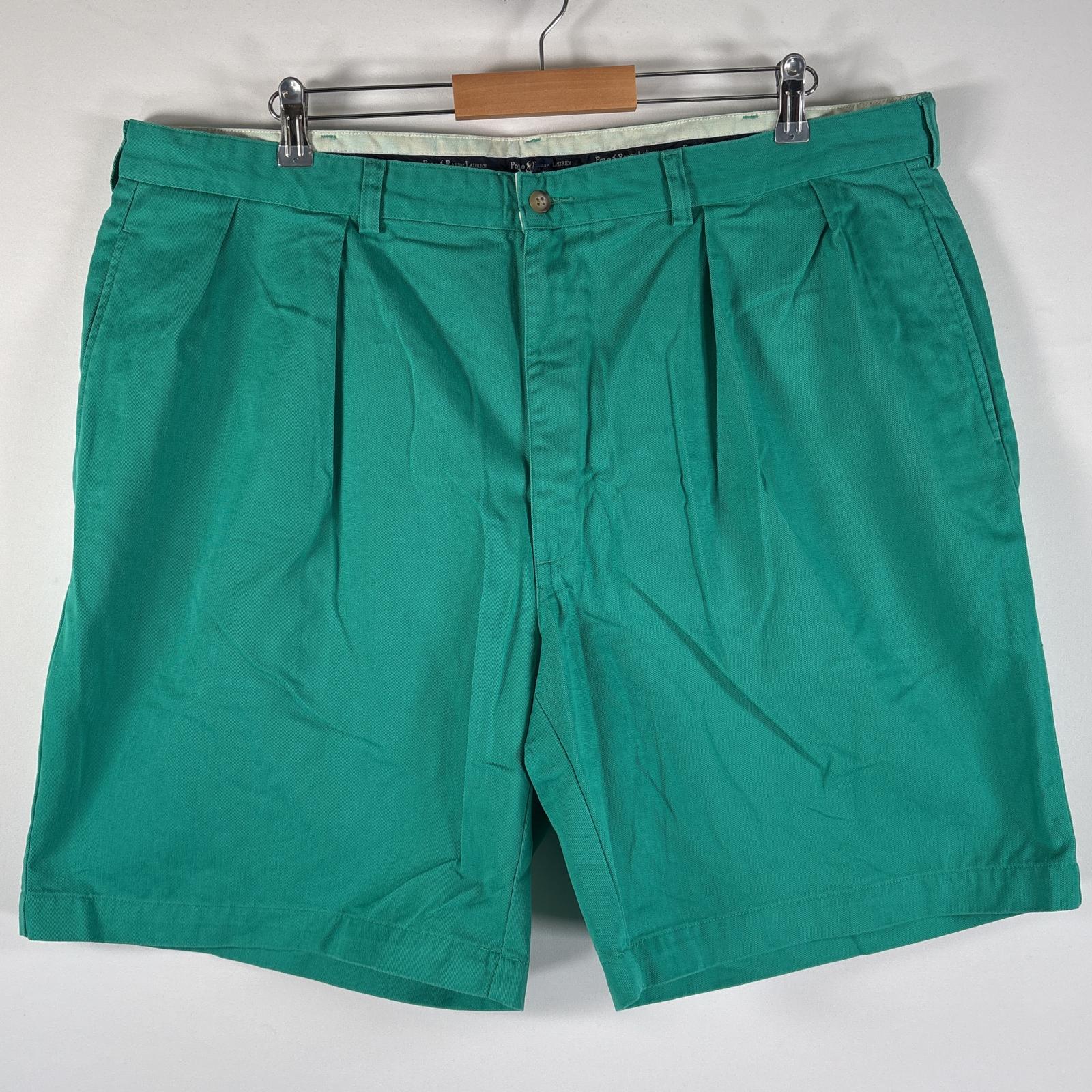 古着 80s～90s/80年代～90年代 ヴィンテージ ショートパンツ チノパン ポロチノ 大きいサイズ グリーン メンズ