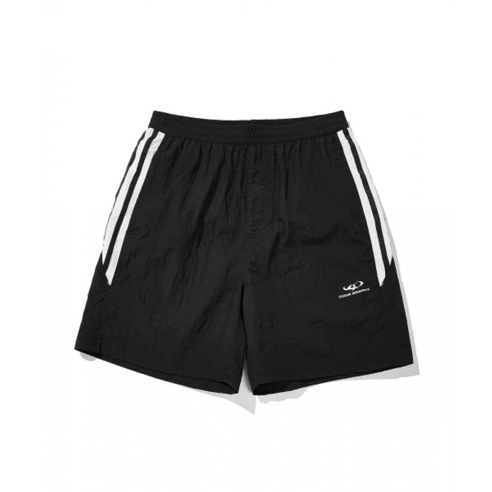 CODEGRAPHY クール化繊バイカラー スポーツショーツ_ブラック 5,175円