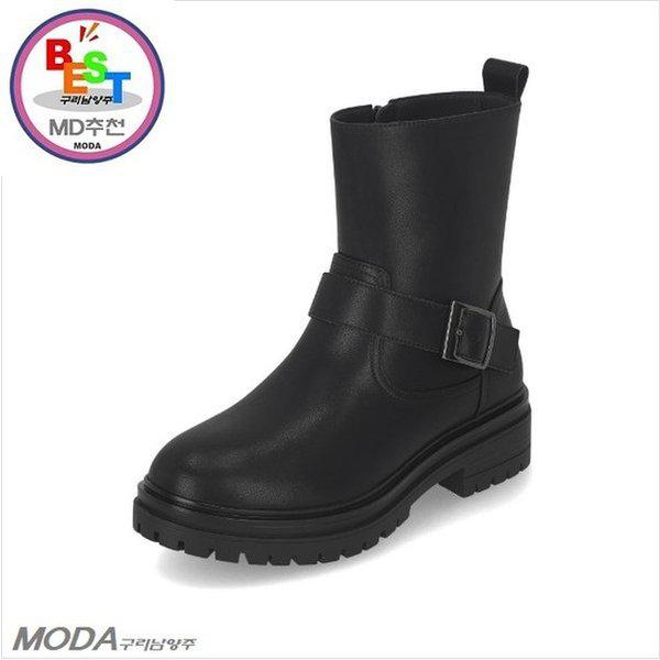 国民クッション 快適なバイカーブーツ 女性用ブーツ LCWA34U44CX