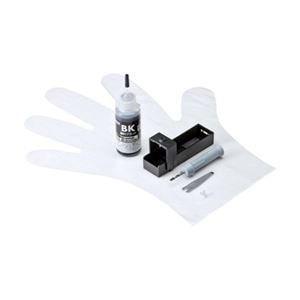 (まとめ)サンワサプライ 詰め替えインクBCI-350PGBK用 INK-C350B30S(×5セット)