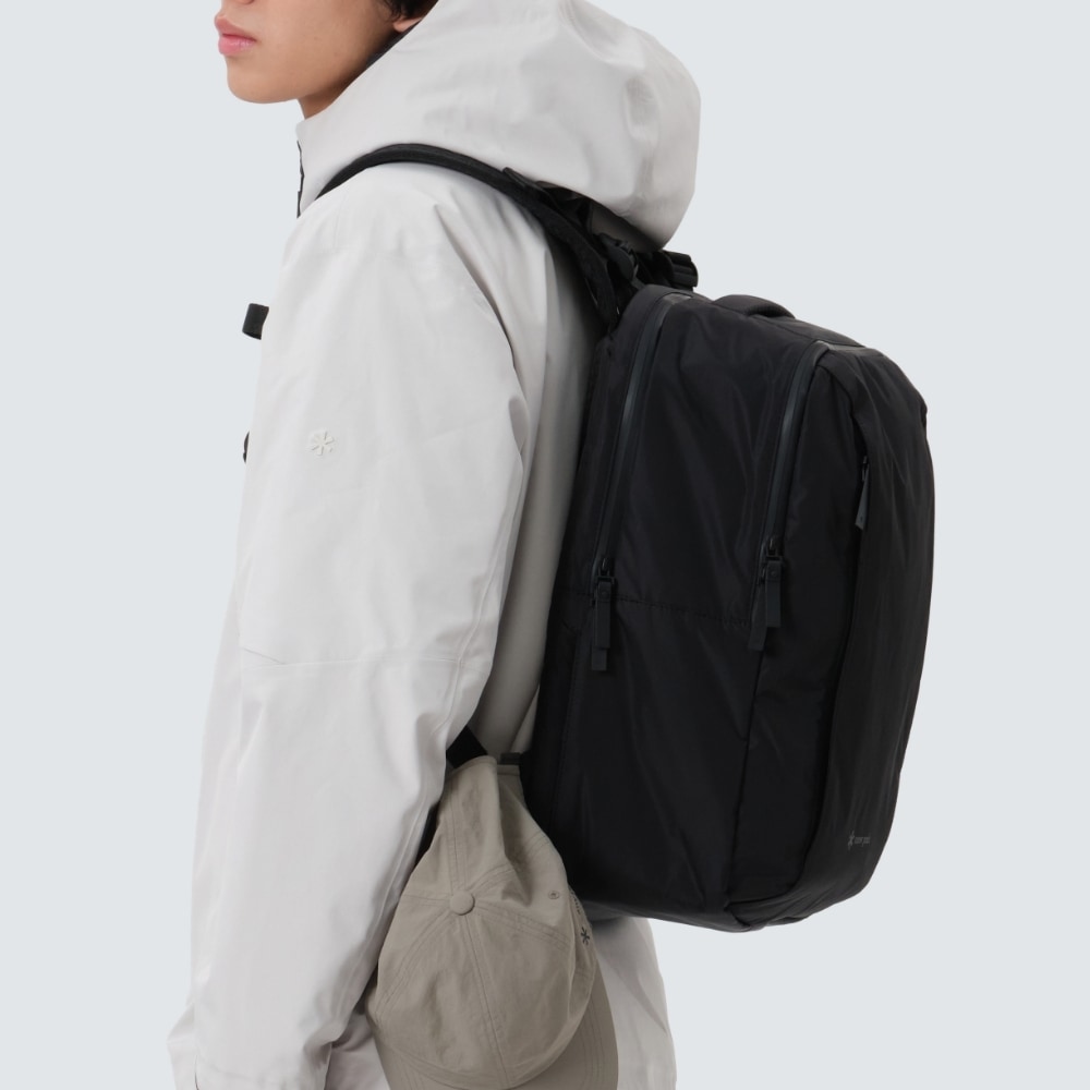 スノーピークアパレルテックバックパック 20L ブラック (S25FMTBP04)