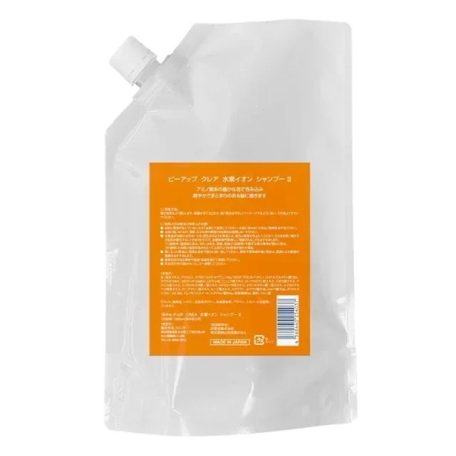 [国内正規品] P-UP CREA 水素イオンシャンプーII 1000ml ピーアップ 水分環境 頭皮バランス 着目 洗浄設計シャンプー 整える ベースケア スマートシャンプー バイオミネラル配合