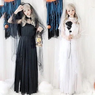 ハロウィン衣大人女ゾンビ鬼の花嫁ロングスカート吸血鬼悪魔天使魔女ロールプレイン今日は30パーセント