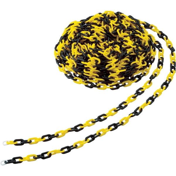 TPC8YB プラチェーン 8MMX30M 黄/黒 メーカー直送