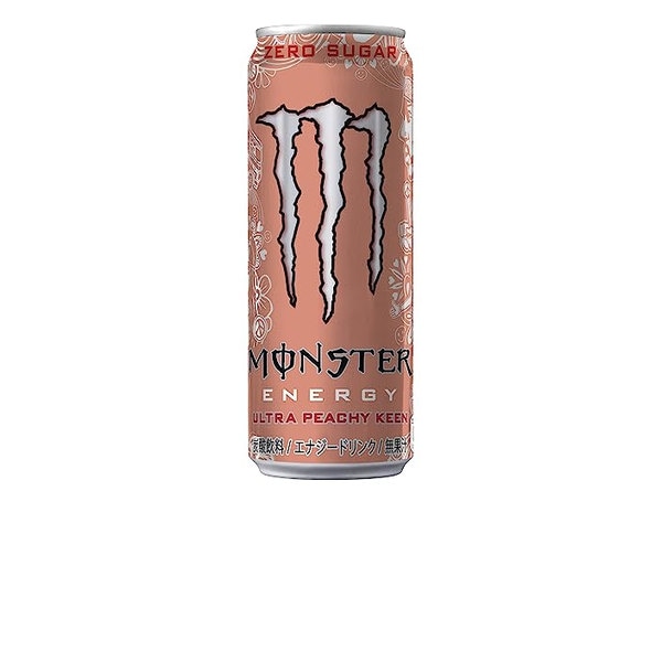 アサヒ飲料 モンスター ウルトラ ピーチーキーン 355ml×24本 [エナジードリンク] [0カロリー]