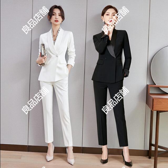 即納可能3色 洗える スーツ レディース パンツスーツ ジャケット+ワイドパンツ/９分丈パンツ スタイリッシュスーツ 洗える テーパード リクルートスーツ 上下セット 2点セット スーツセット 無地