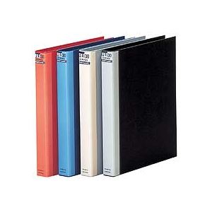 (まとめ) マルマン ダブロックファイル A4タテ 30穴 200枚収容 背幅38mm ブルー F948R-02 1冊 (×5セット)