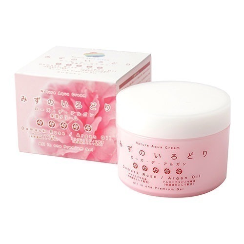 【3セット】 ナチュールアクアクリーム 水の彩 ローズ・デ・アルガン 保湿クリーム 120g