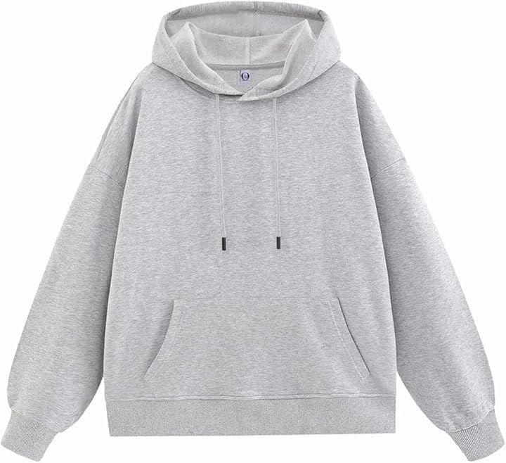 ルームウェア レディース パーカー 部屋着 ゆったり オシャレ 可愛い 長袖 フーディー フード付き(グレー, XL)