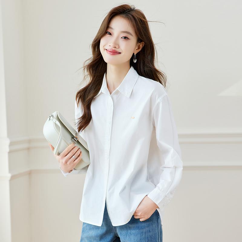 レディース トップス ファッション 上品 オフィス カジュアル 婦人服 おしゃれ 白 シフォン シャツ 夏 小さめ 体型カバー シャツ