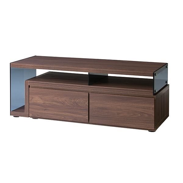 フレキシブルテレビ台/テレビボード 幅105cm 26型42型対応 ウォールナット SO-224WAL