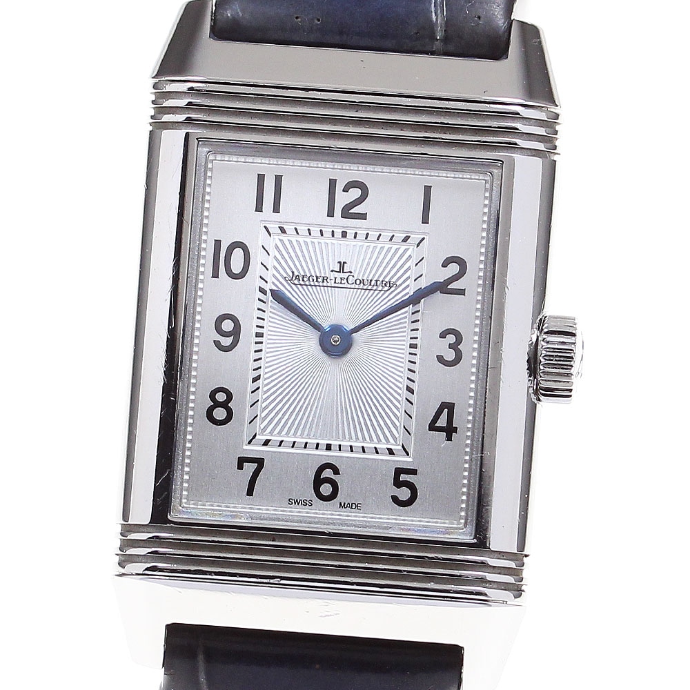 ジャガールクルト JAEGER-LECOULTRE Q2668432 レベルソ クラシック ミディアム デュエット ダイヤモンド 手巻き レディース _819683【中古】