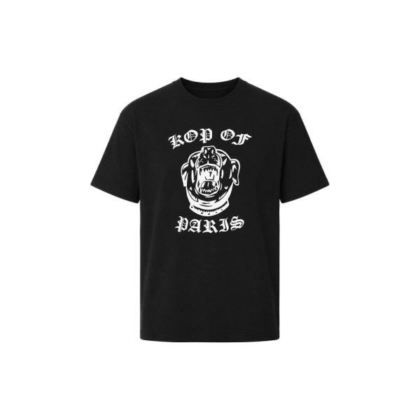LES ARTISTS KOP プリント 半袖Tシャツ ブラック LA04TEE83BK