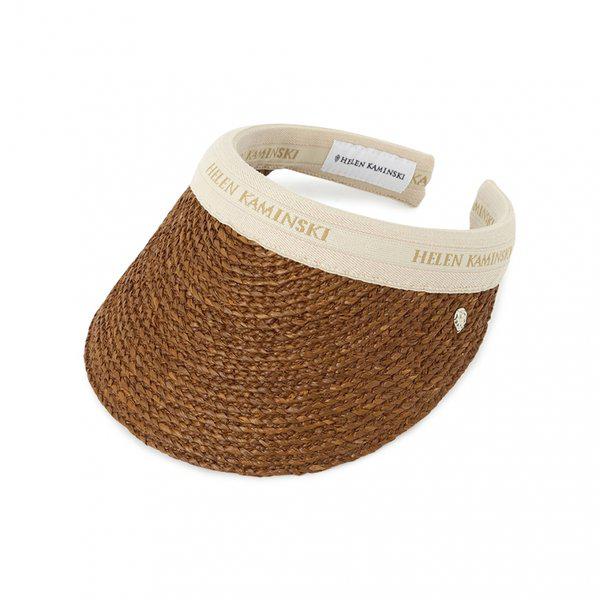 [シーズン限定] 26SS ビアンカ バイザー HAT50265 NUTSHELL NATURAL LOGO