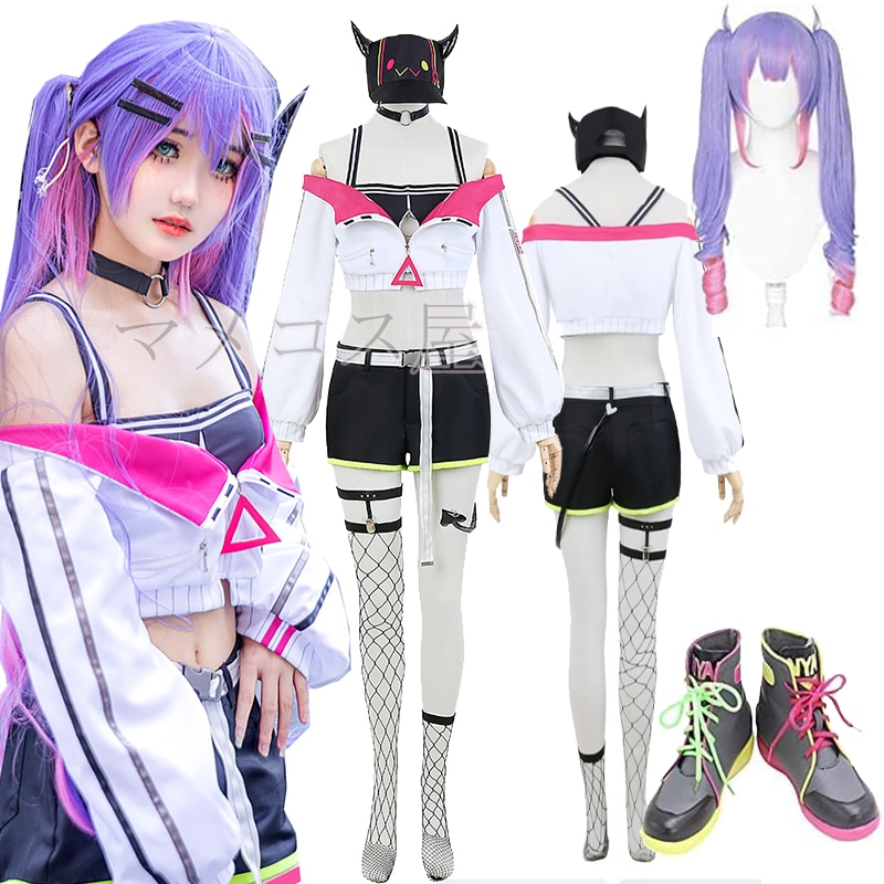 YouTuber VTuber にじさんじ所属 バーチャル 常闇トワ コスプレ衣装 変身 仮装 変装 とこやみとわ